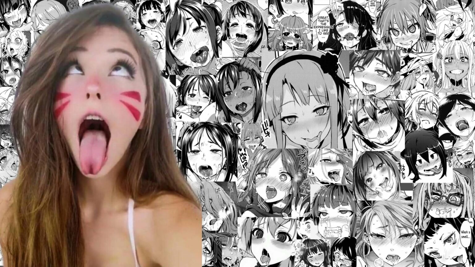 Nice tongue ahegao show