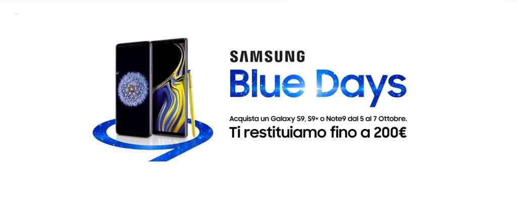 Samsung Blue Days Fino A Di Rimborso Acquistando Un Top Di Gamma