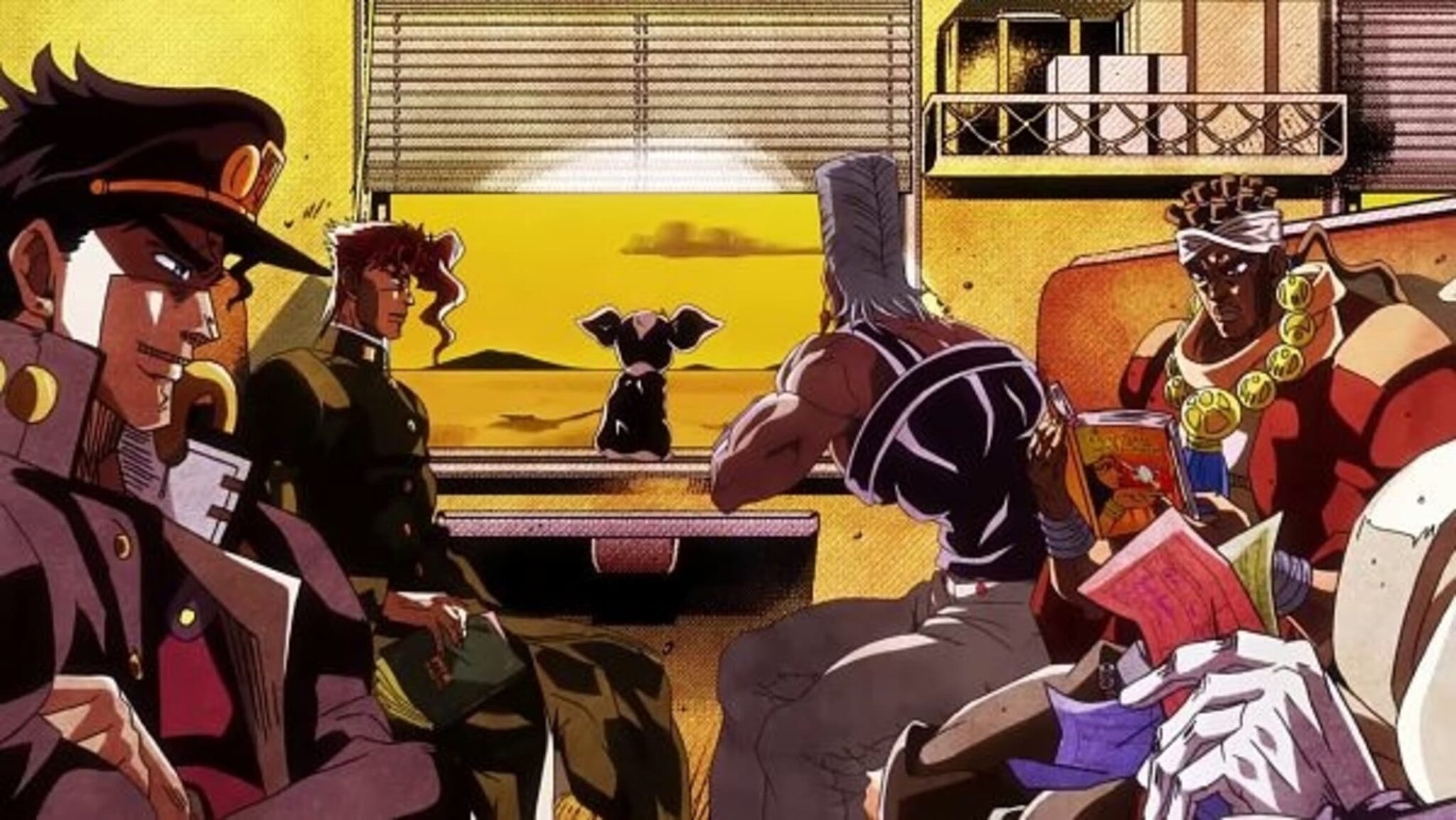 Jojo last. Стардасты Джоджо. Джоджо last Train Home. Джоджо Stardust Crusaders. Jojo's bizarre Adventure Stardust Crusaders Абдул.