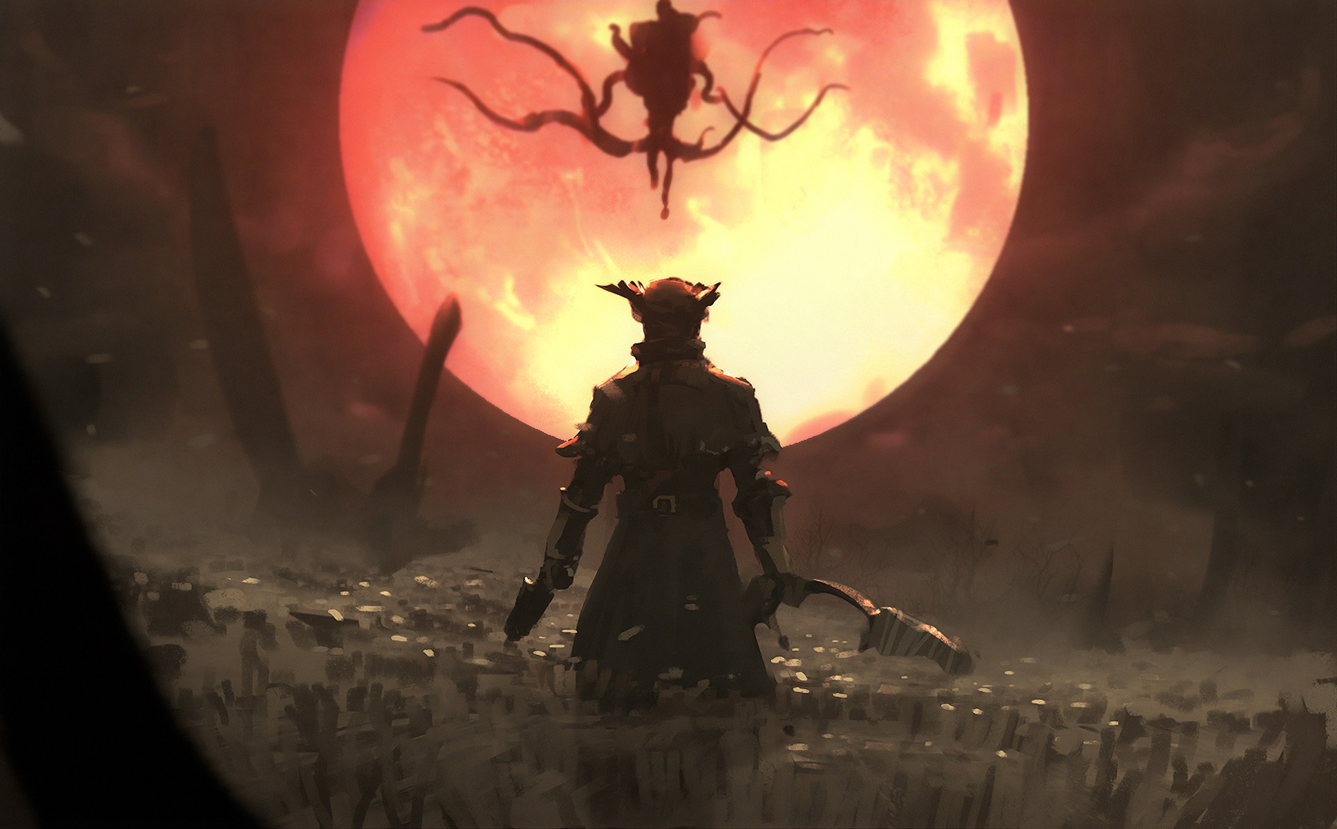 bloodborne final boss wallpaper