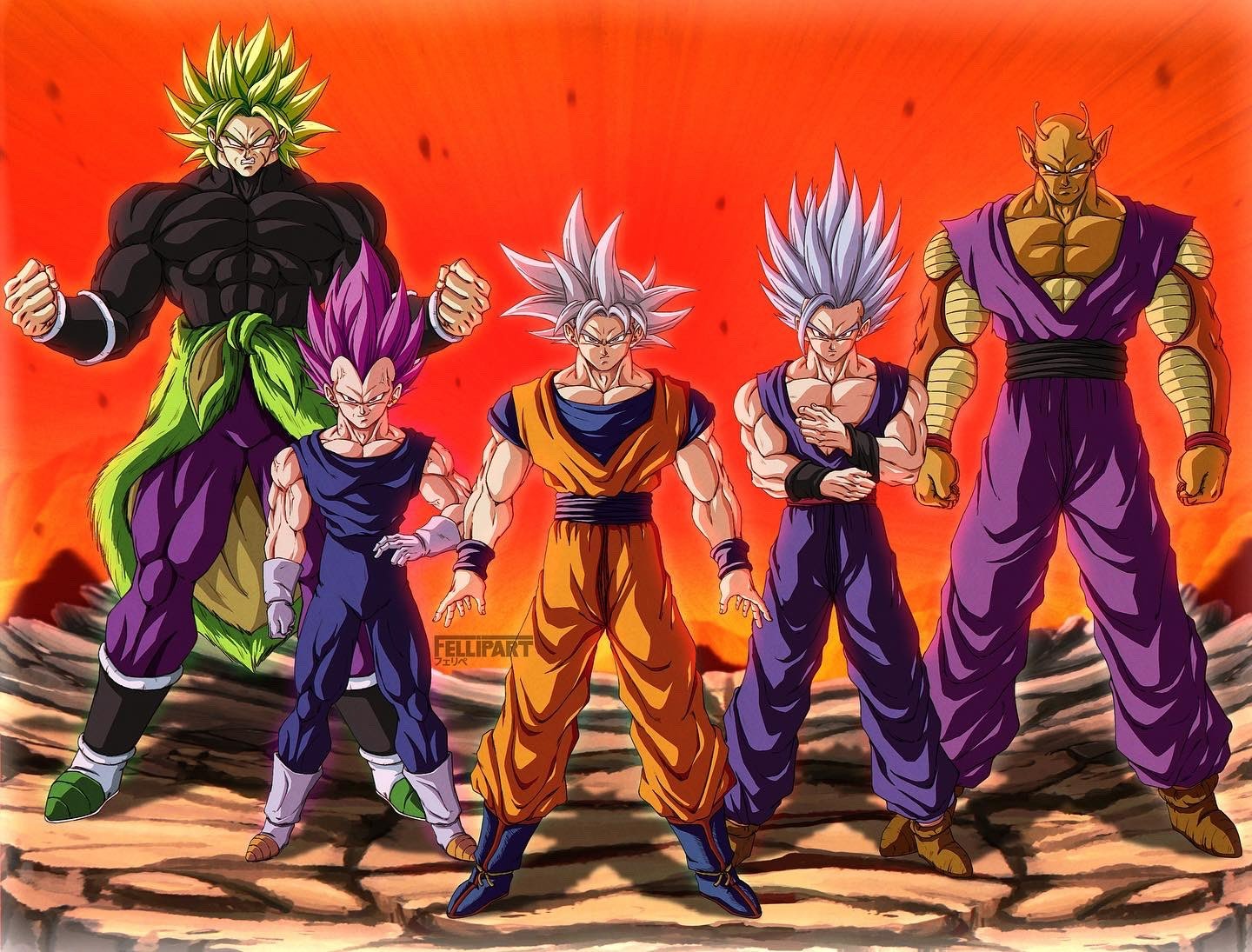 Dragon Ball Z e Super si fondono: le forme finali di Goku, Vegeta ...