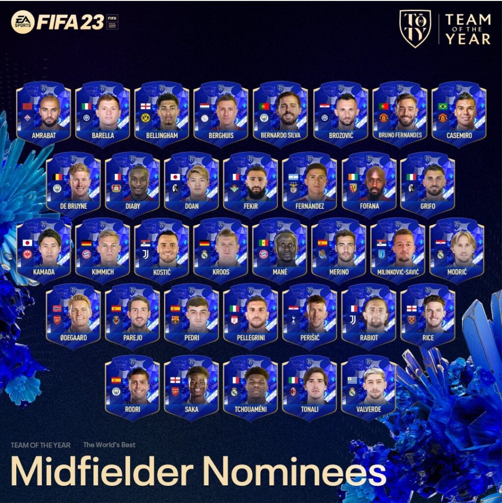 centrocampisti toty fifa 23