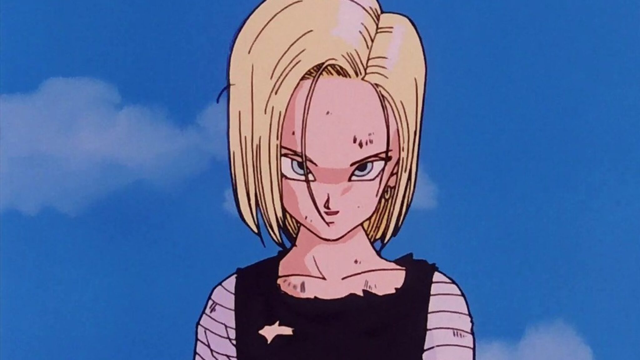 Android 18 - echo saber - dragon ball z