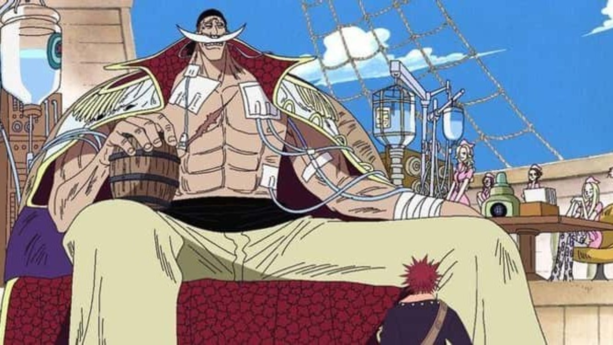 One Piece 1086, il legame tra Garling Figarland e la dolorosa ferita di  Barbabianca [SPOILER]