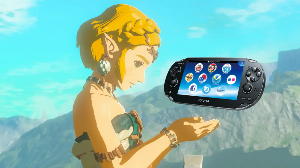 Zelda Tears of the Kingdom gira su PS Vita