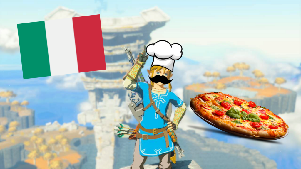 La cucina del nostro Link si italianizza in Zelda: TOTK