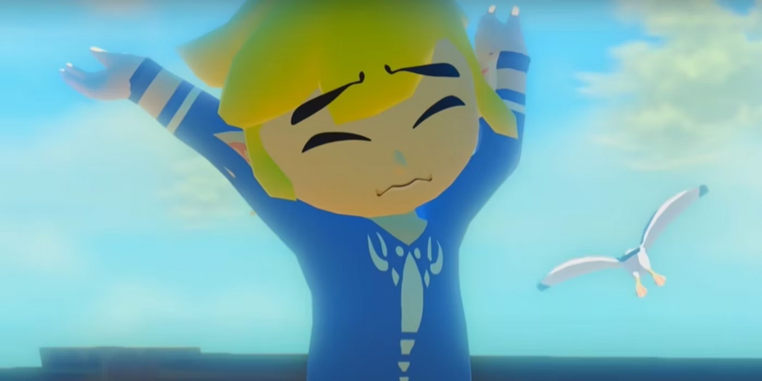 Zelda Wind Waker Link Waking Up 1 1