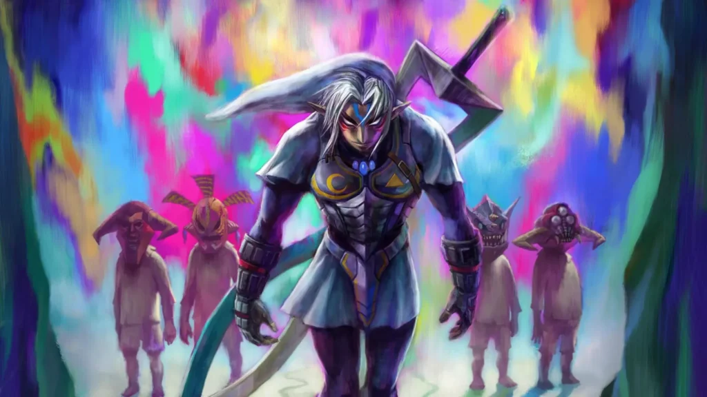 celebre fan-art del Fierce Deity Link realizzato ai tempi di Majora's Mask