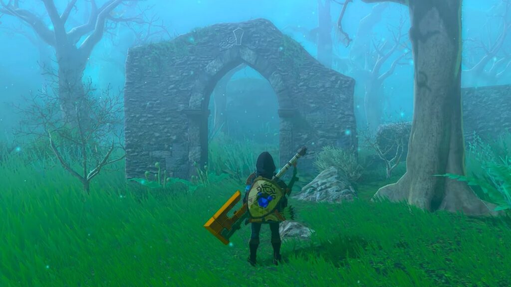 l'ingresso del Bosco Perduto in Zelda: tears of the Kingdom