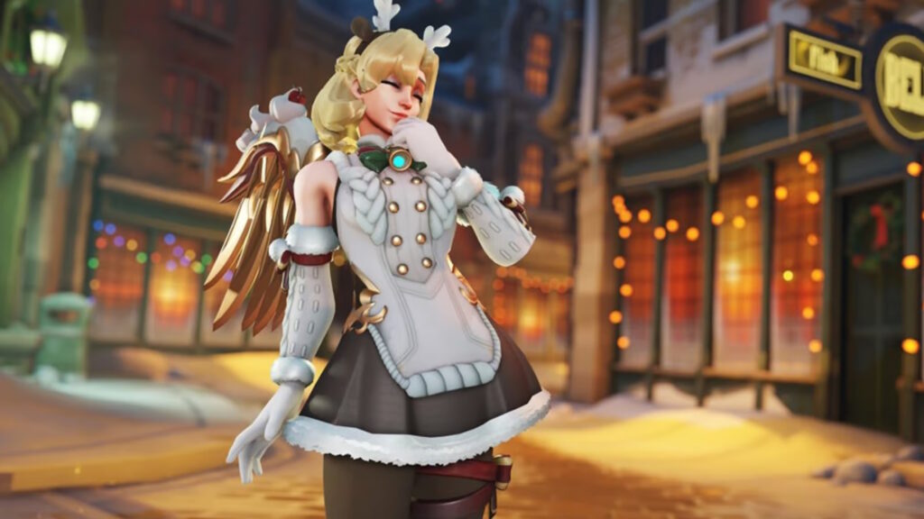 Overwatch 2 Skin Mercy di Natale 2023