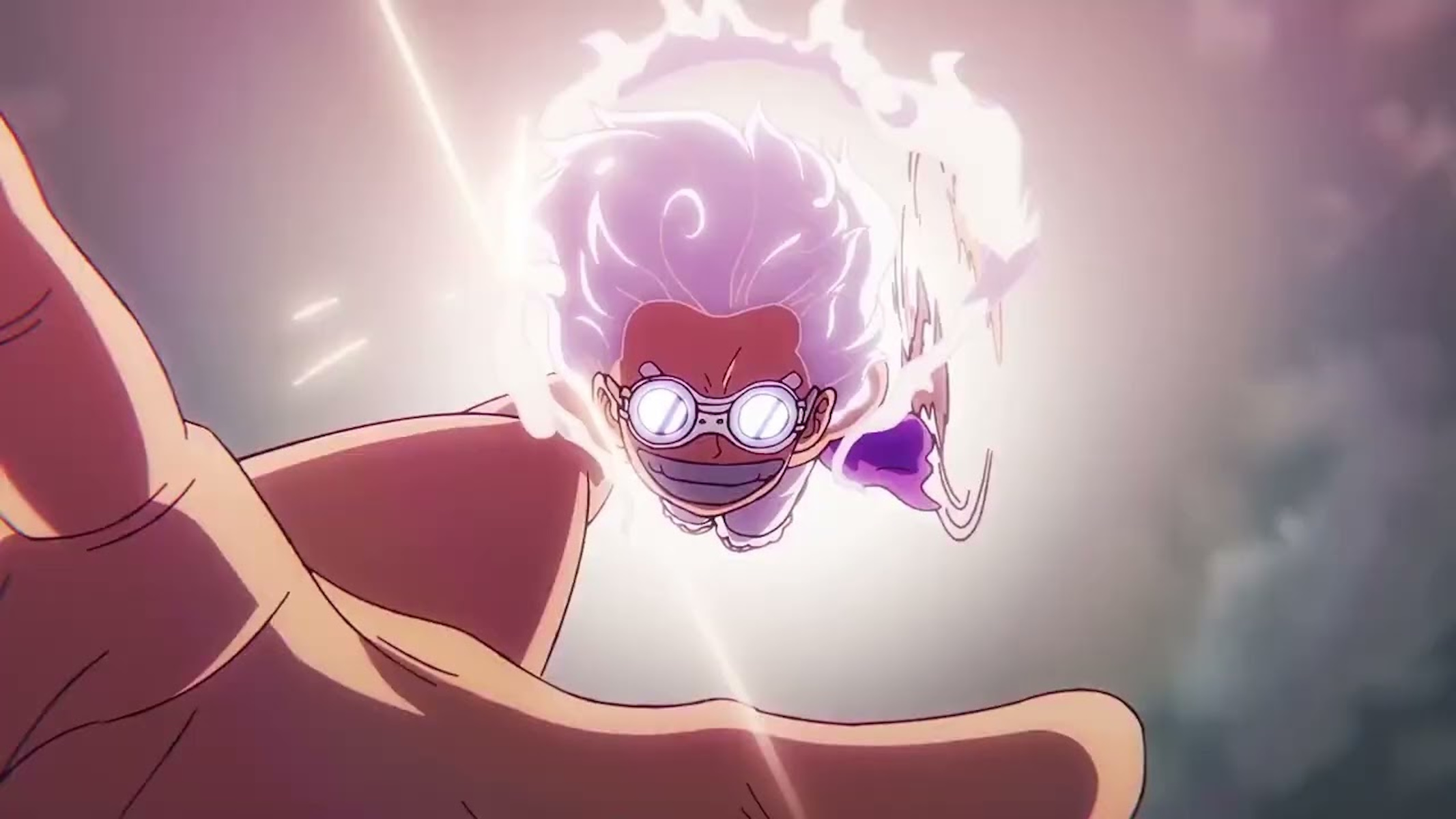 One Piece: il gomu gomu no dawn rocket di Luffy Gear 5 nell'episodio 1101