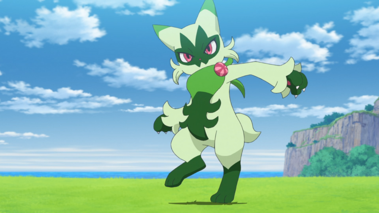 Floragato: il Pokémon gatto che gioca con lo yo-yo