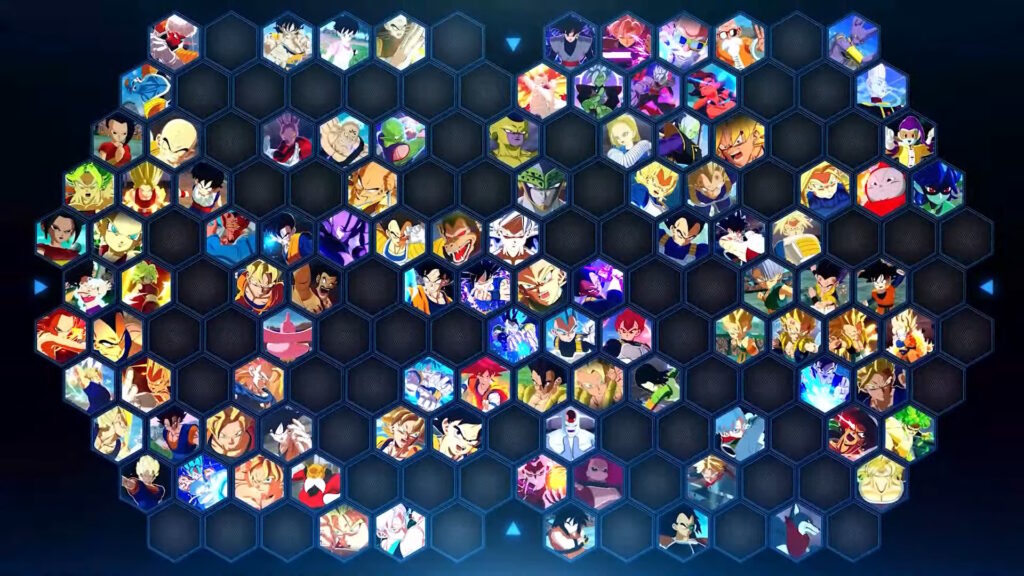 Dragon Ball Sparking! Zero  Schermata del roster aggiornata