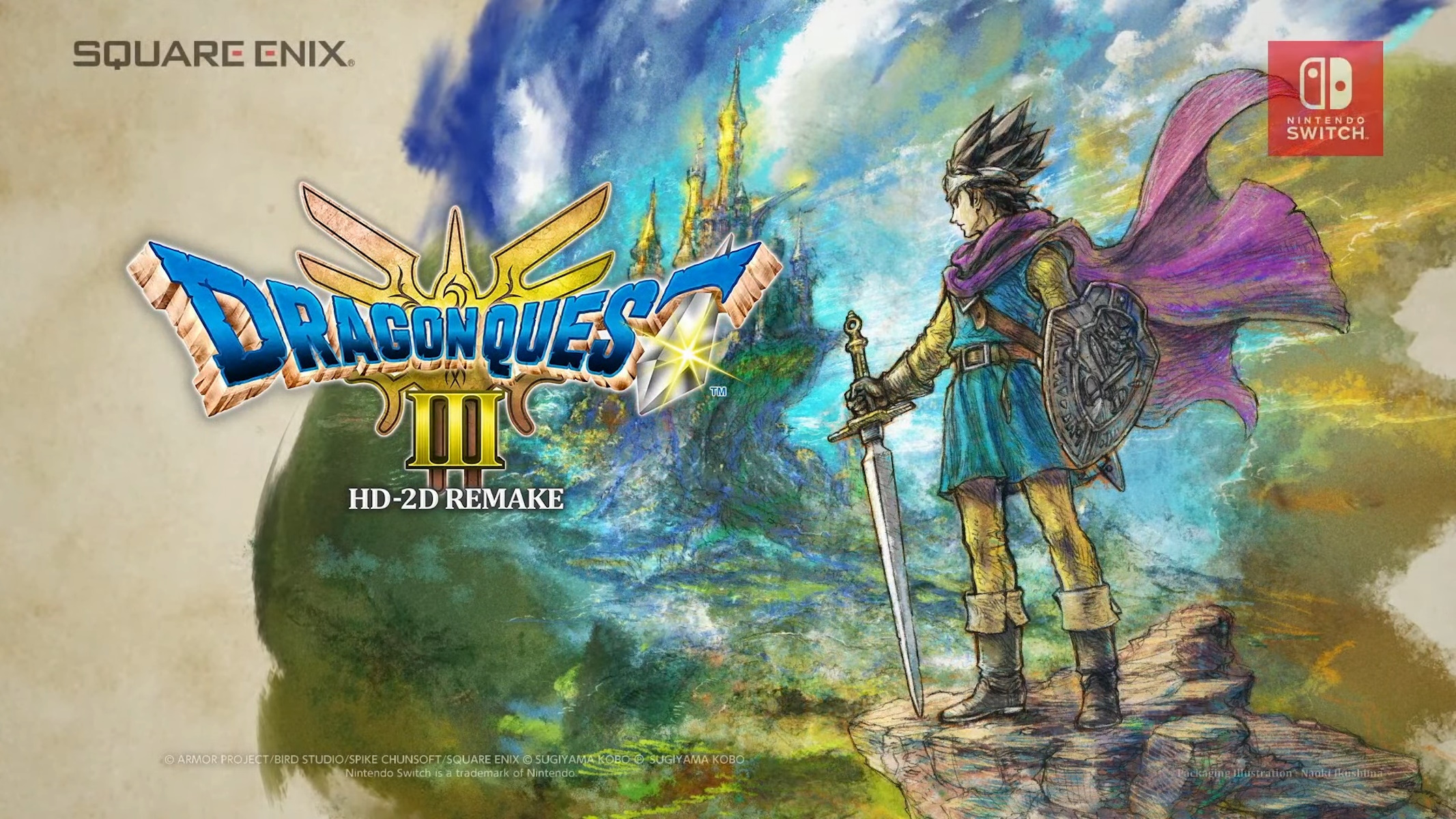 dragon quest 3 remake hd 2d copertina