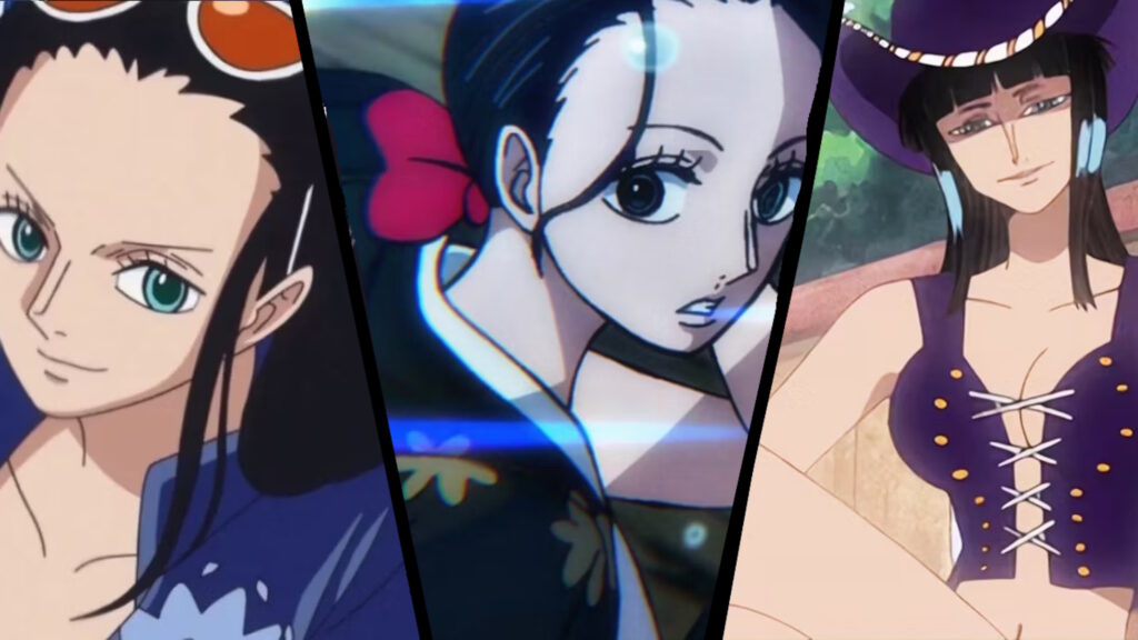 One Piece diverse versioni di Nico Robin