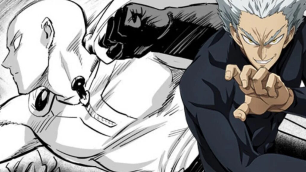 One Punch Man Garou e Saitama