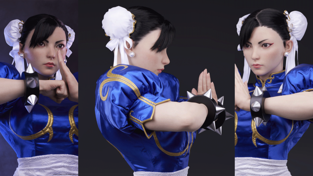 Chun Li statua a grandezza naturale Street Fighter action figure