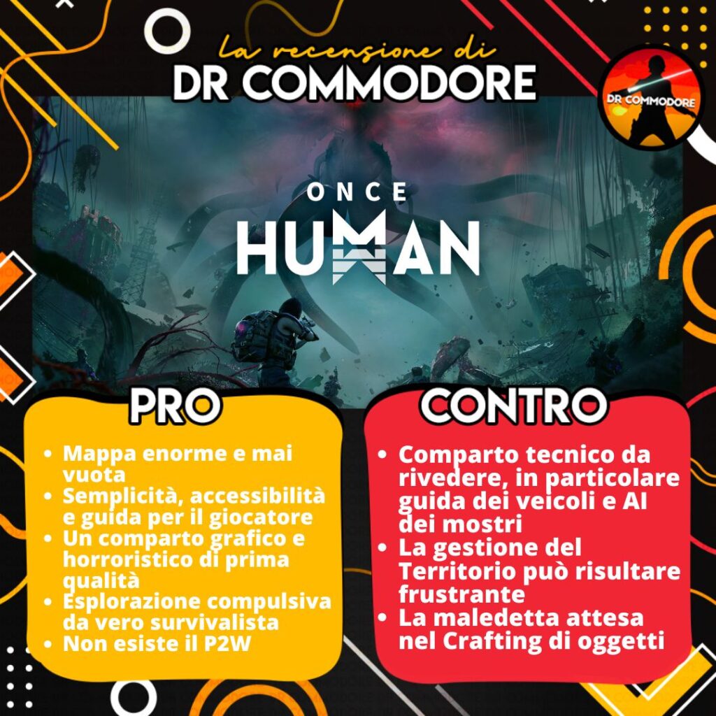 Once Human i Pro e Contro per la recensione