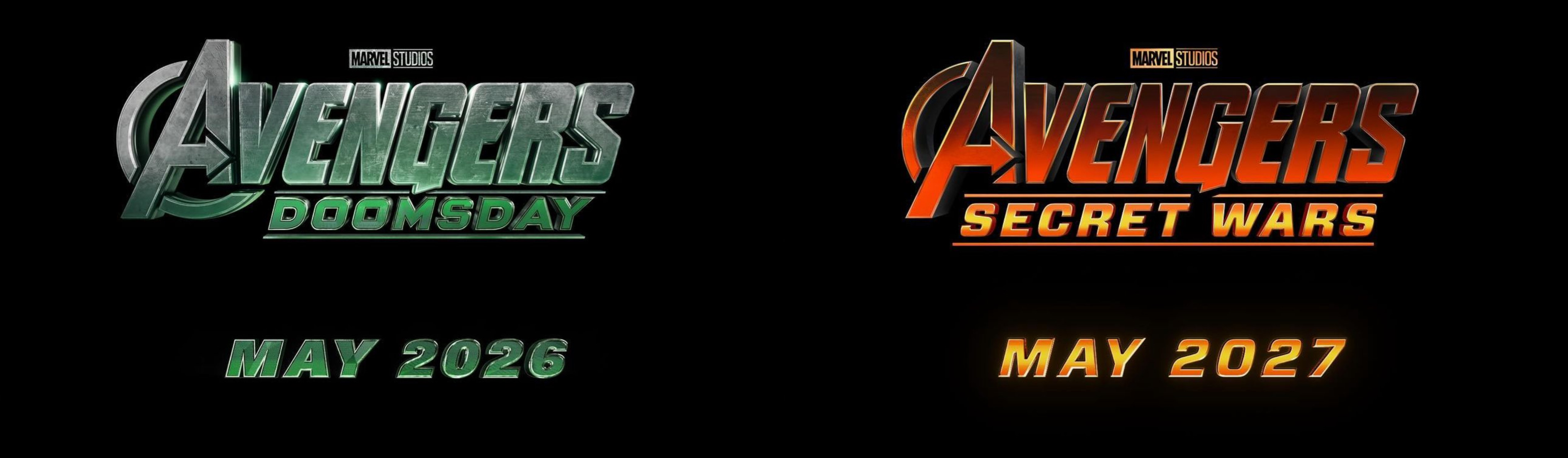 Avengers Doomsday e Secret Wars