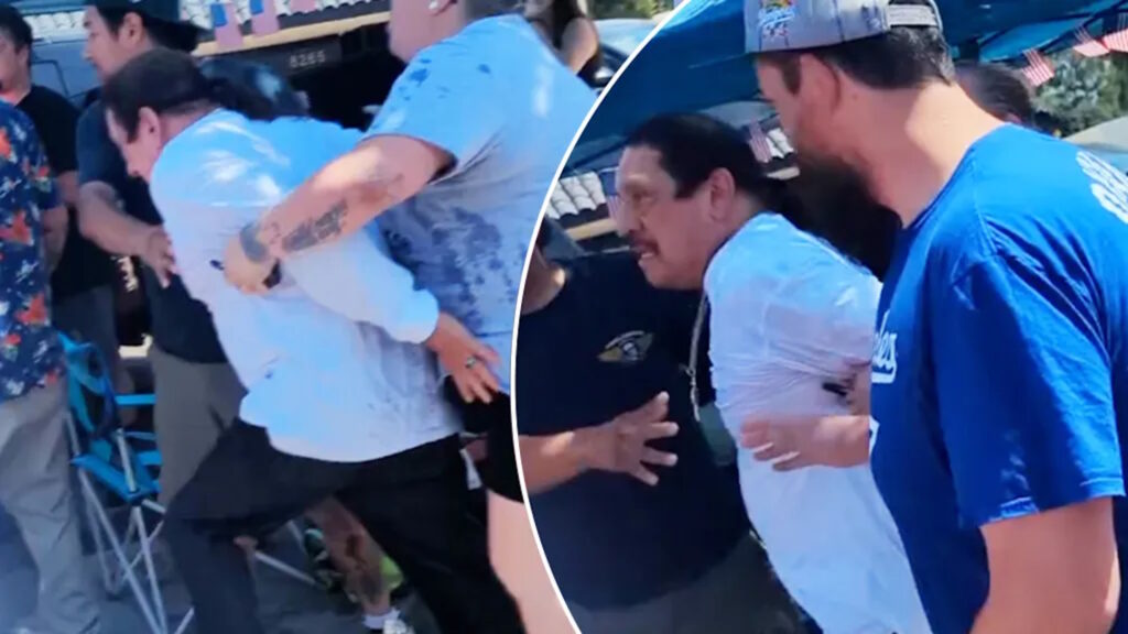 Danny Trejo protagonista di una rissa durante una parata di auto d ...