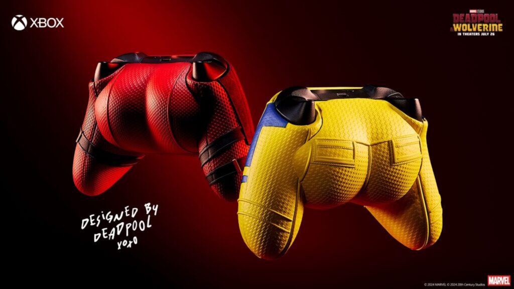 Deadpool & Wolverine entrambi i controller Xbox a tema