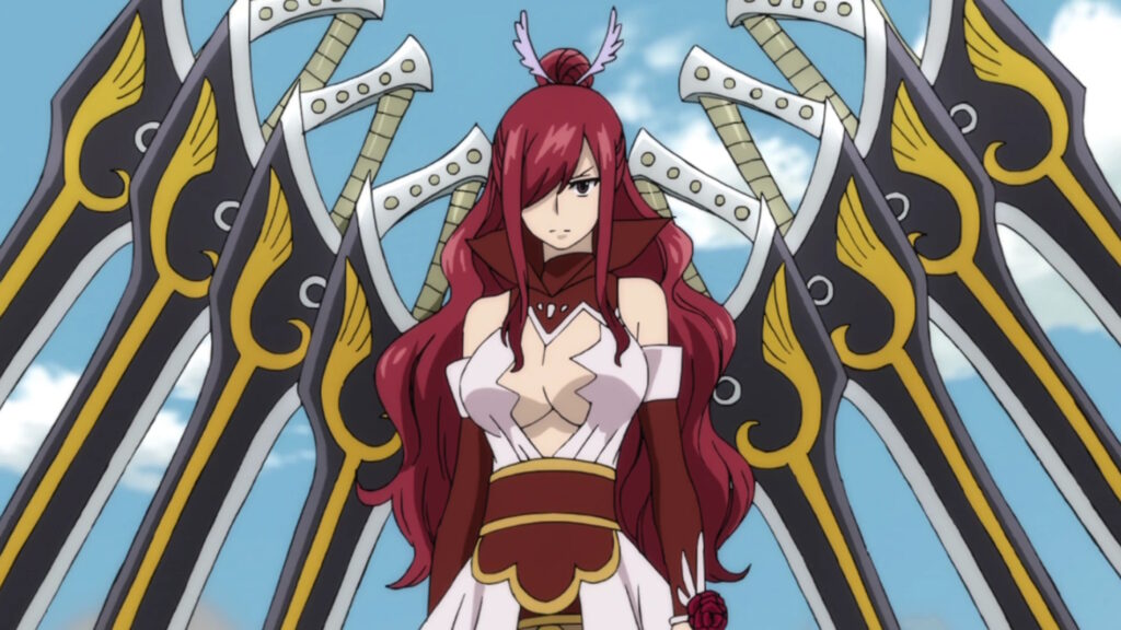 Fairy Tail Erza con l'armatura Ataraxia