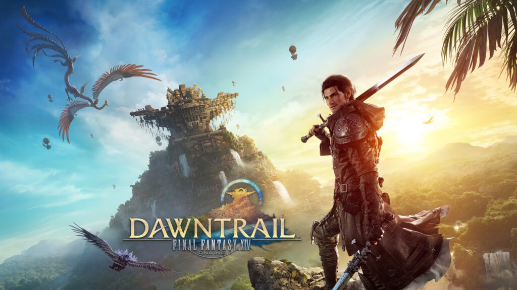 Copertina ufficiale di Final Fantasy 14 Dawntrail 