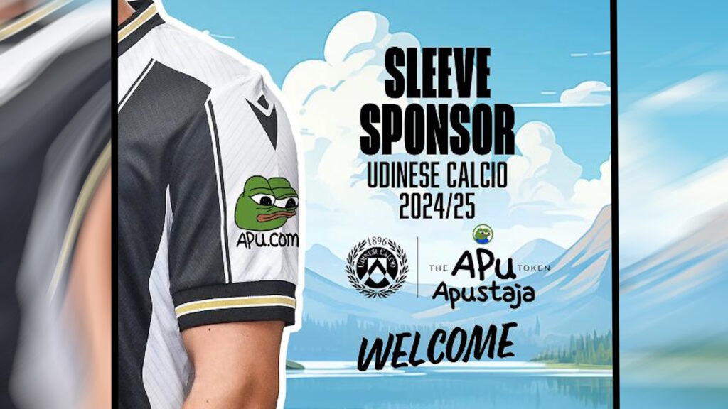 L'Udinese Calcio ha Apu Apustaja come nuovo sponsor di maglia