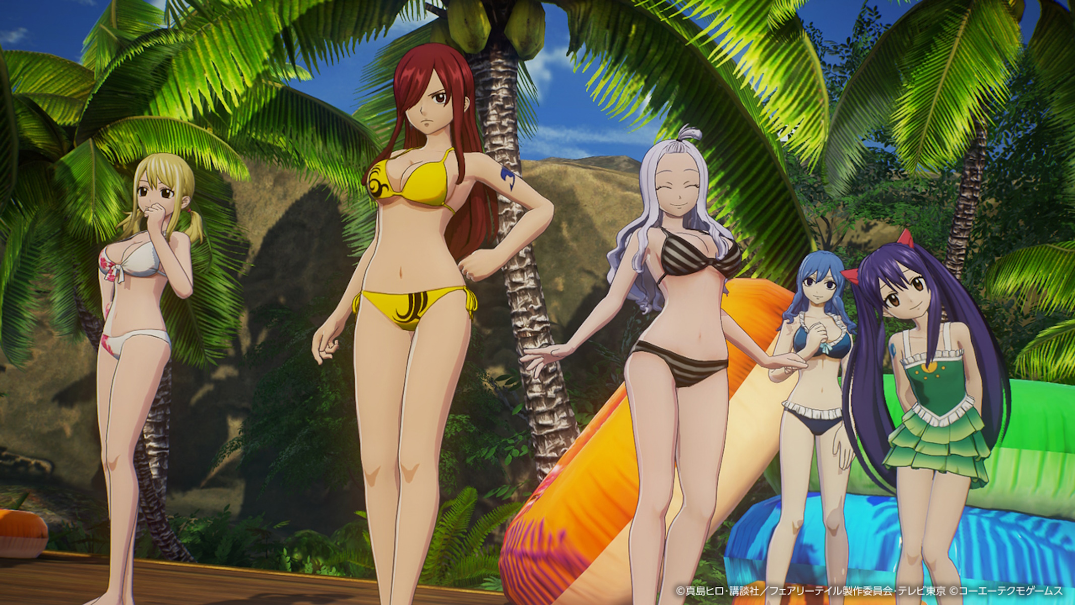 Fairy Tail 2 le ragazze in bikini