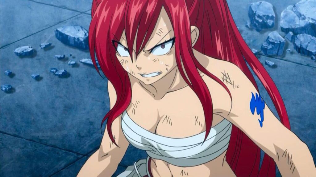 Erza Scarlet di Fairy Tail nell'anime