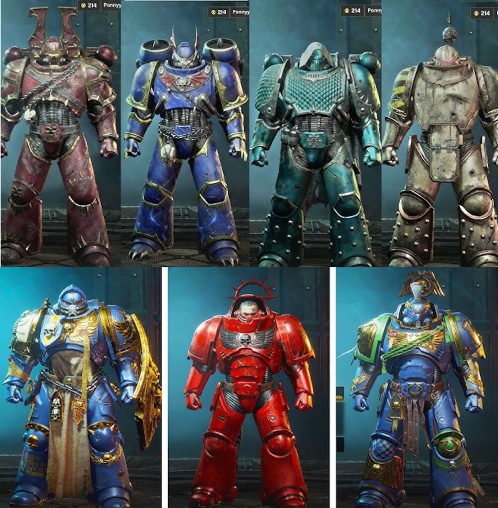 La personalizzazione presente in Warhammer 40,000 Space Marine 2