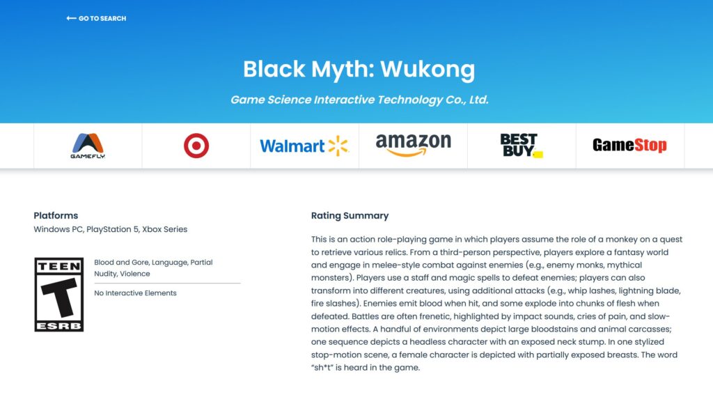 Black Myth,  Wukong