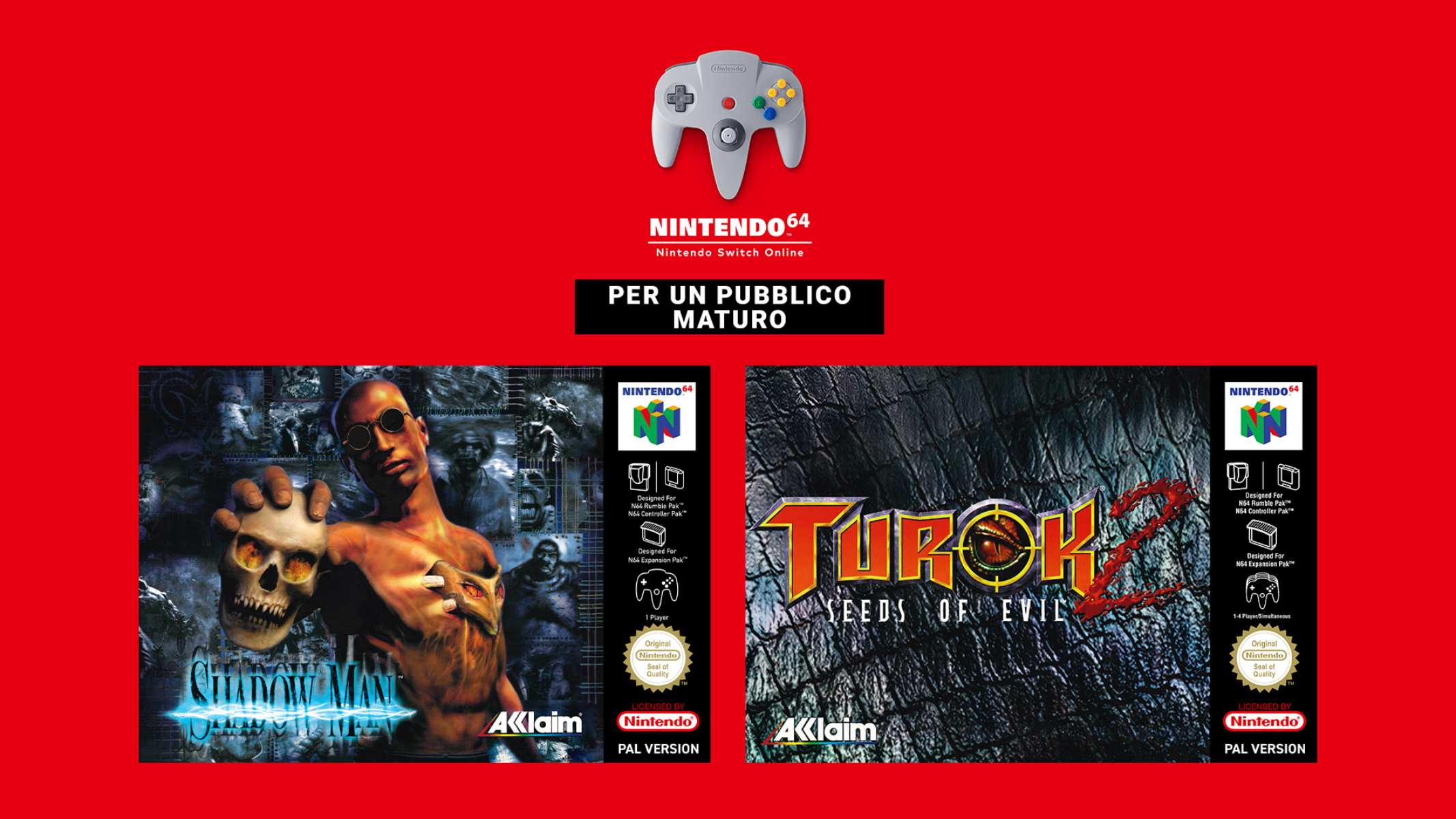 Nintendo, Shadow Man, Turok