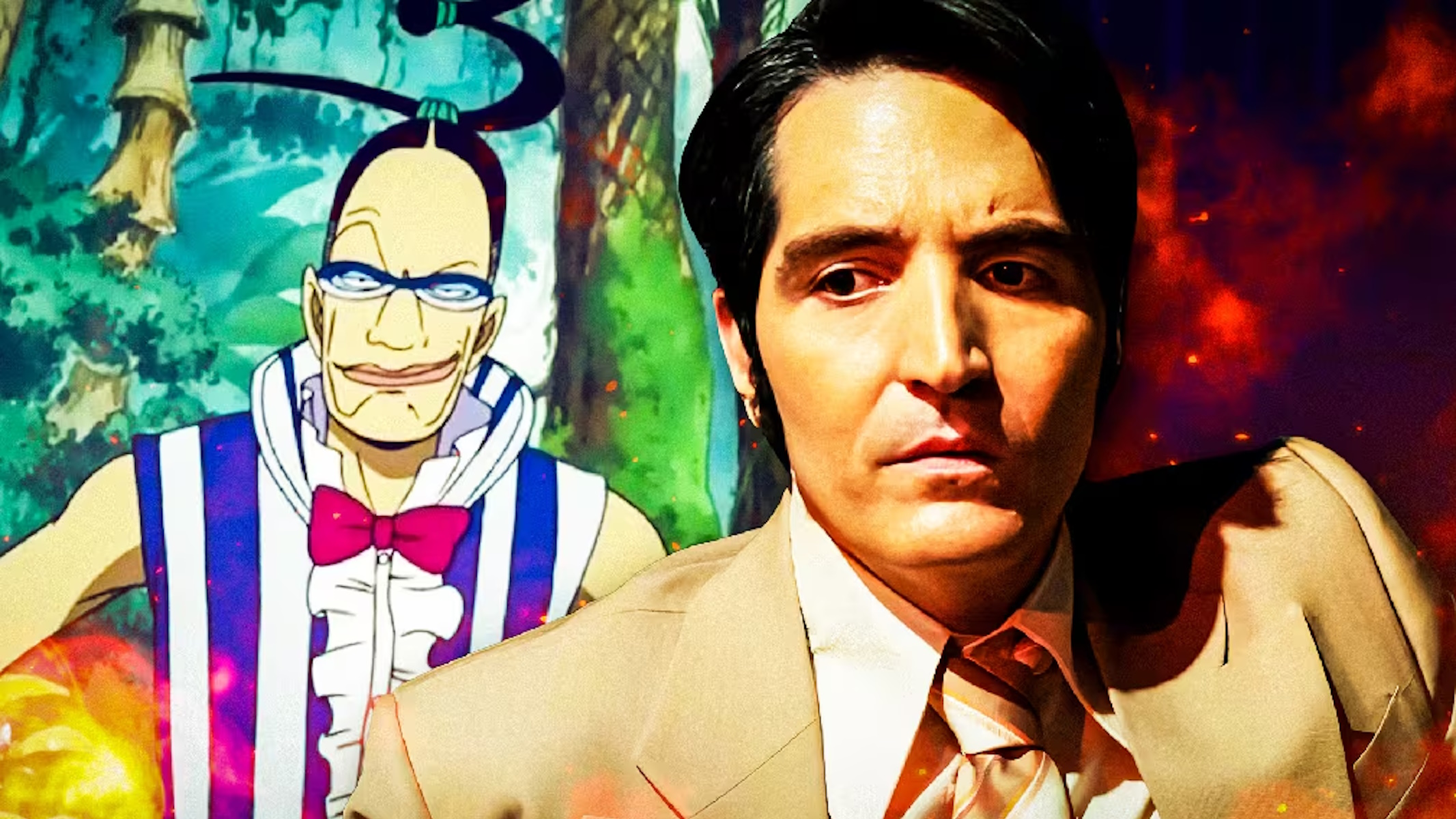 David Dastmalchian nel ruolo di Mr. 3 nel live action di One Piece