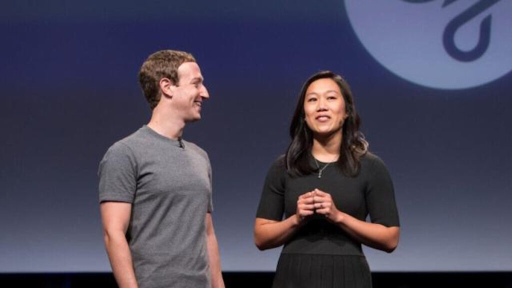 Mark Zuckerberg e sua moglie Priscilla Chan