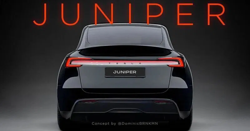 tesla model y ecco il render definitivo della nuova juniper jpeg 1