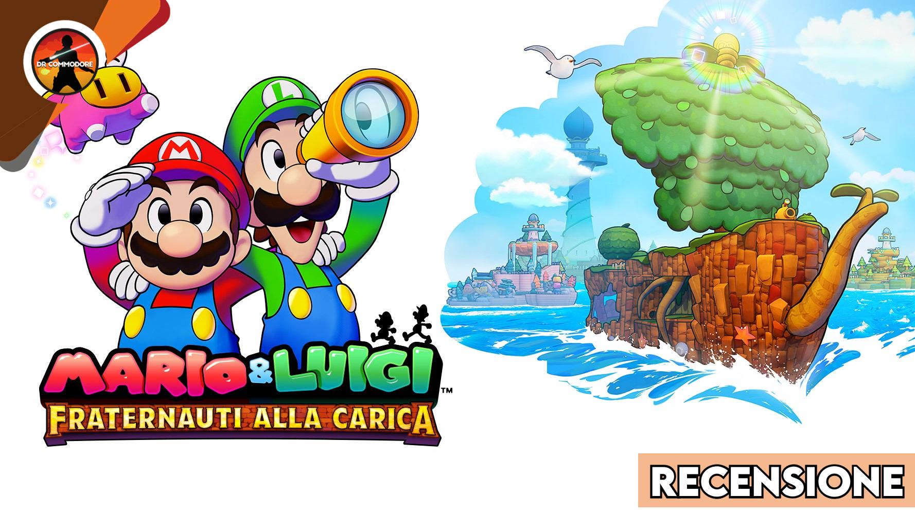 Mario & Luigi Fraternauti alla carica cover recensione