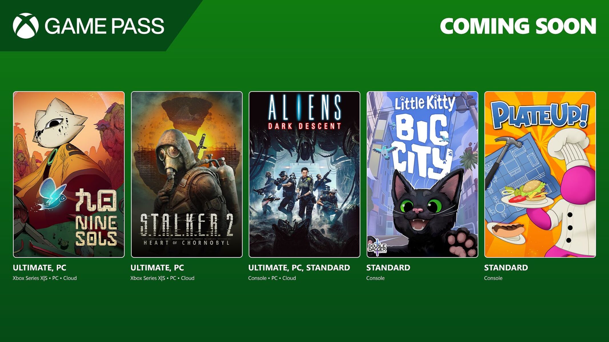 Xbox Game Pass novembre 2024