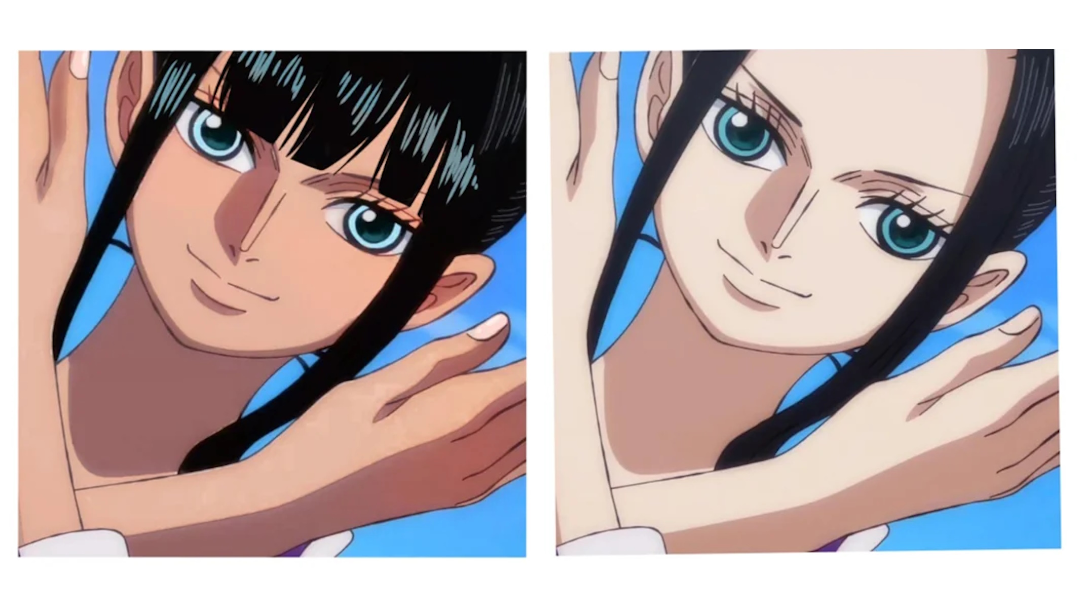 One Piece Nico Robin dopo il salto temporale con lo stile prima del salto