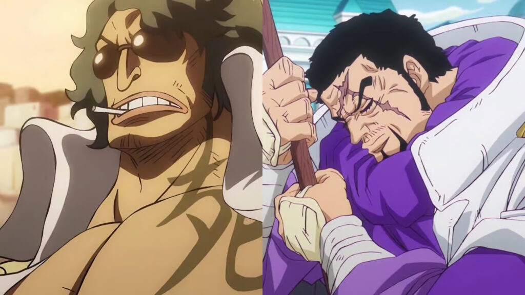 Ryokugyu e Fujitora di One Piece