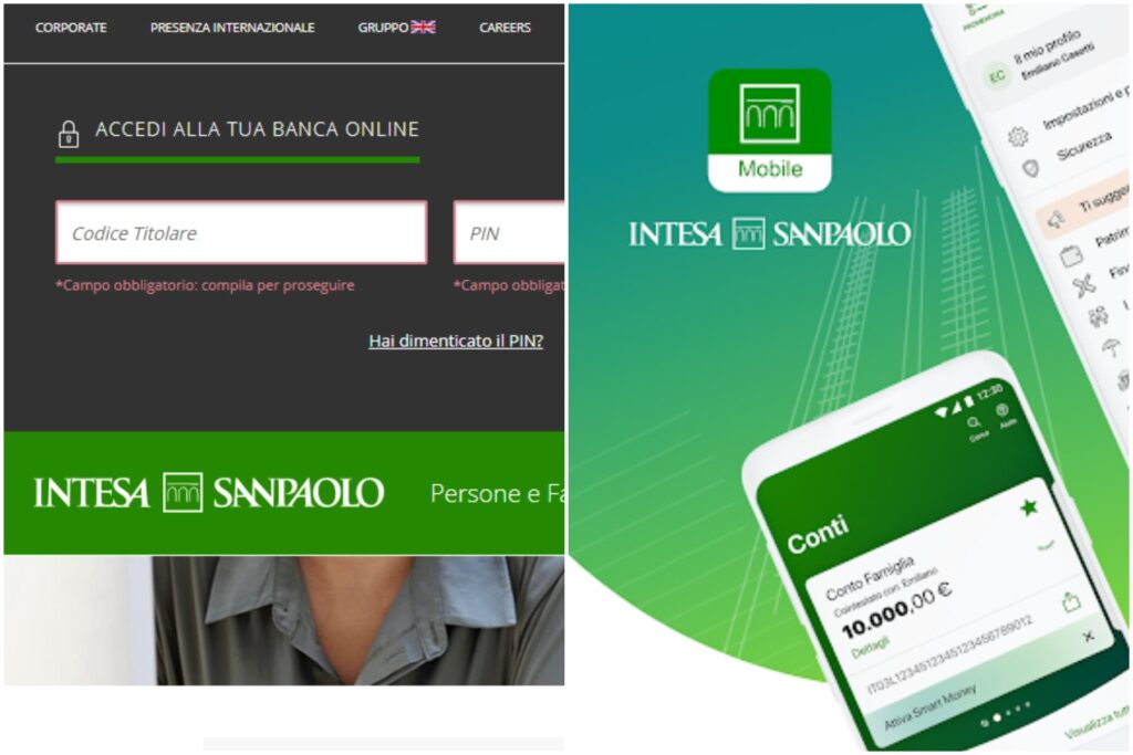 intesa sanpaolo mobile internet banking app