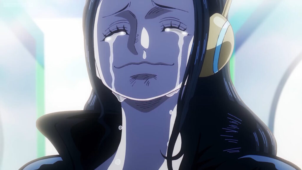 one piece lacrime di gioia nico robin egghead