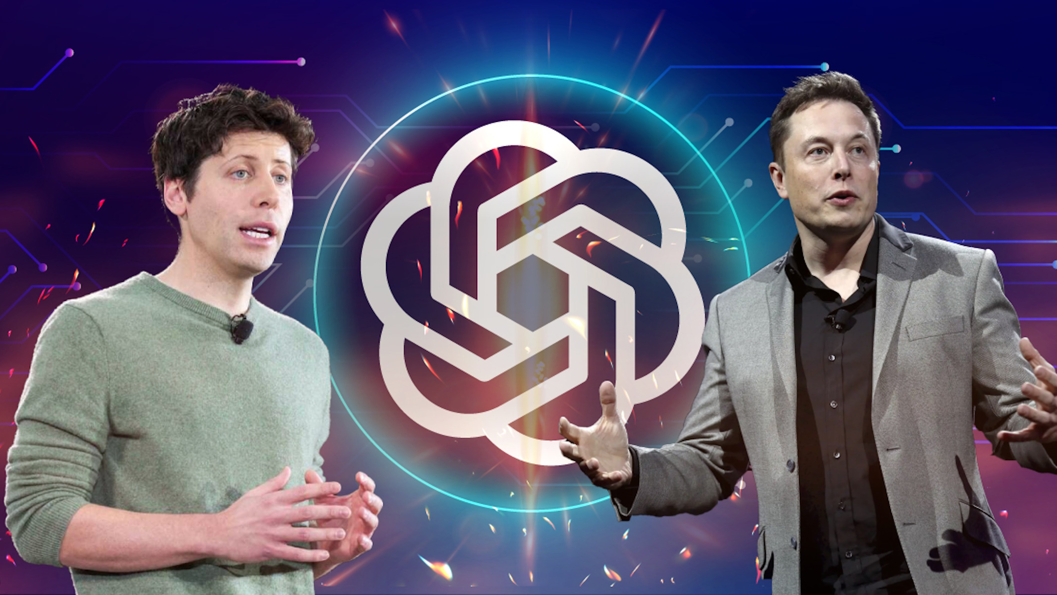 Dibattito AI Elon Musk e Sam Altman