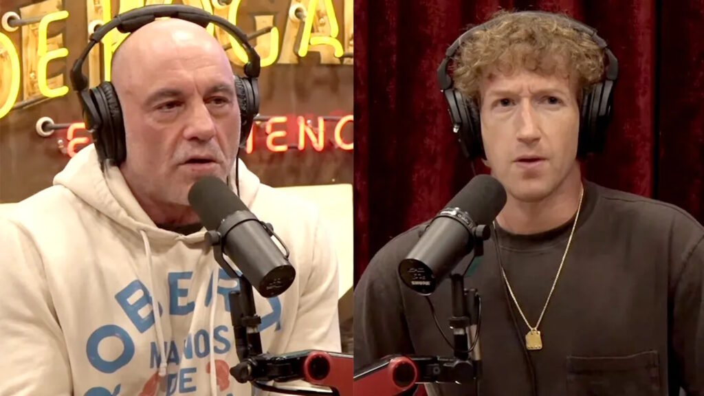 Mark Zuckerberg al podcast di Joe Rogan