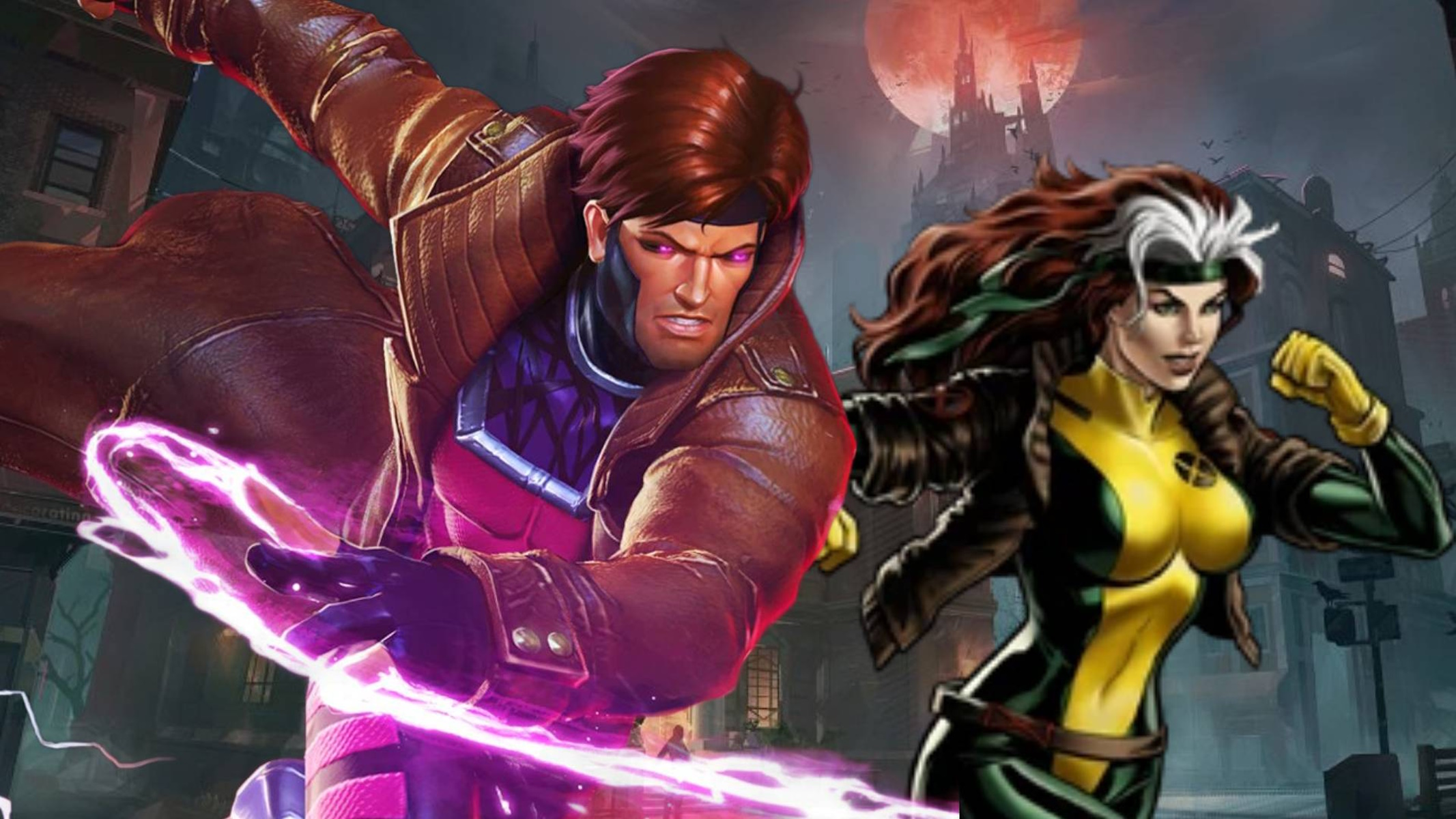 Gambit e Rogue in Marvel Rivals