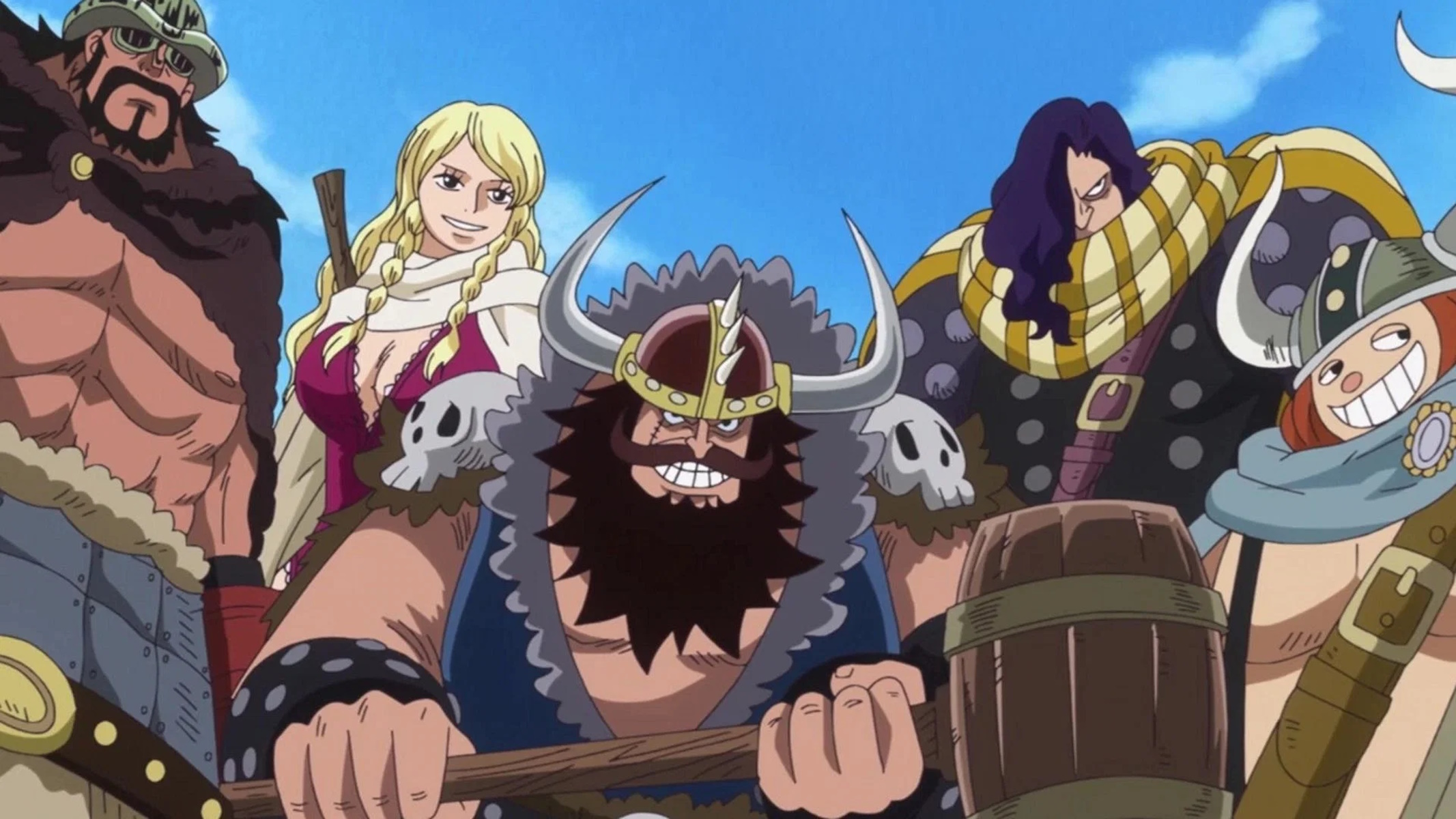 I nuovi pirati giganti guerrieri in one piece