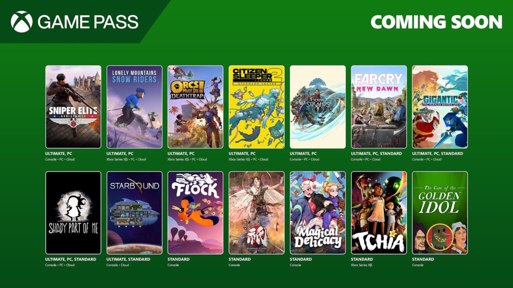 xbox game pass titoli fine gen 2025