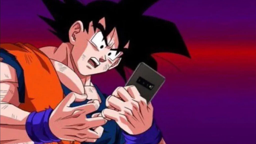 dragon ball goku smartphone