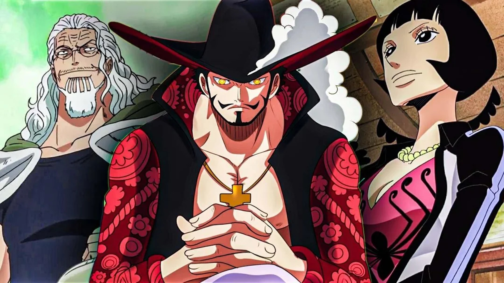 Mihawk di One Piece è il figlio di Shakky e Rayleigh?