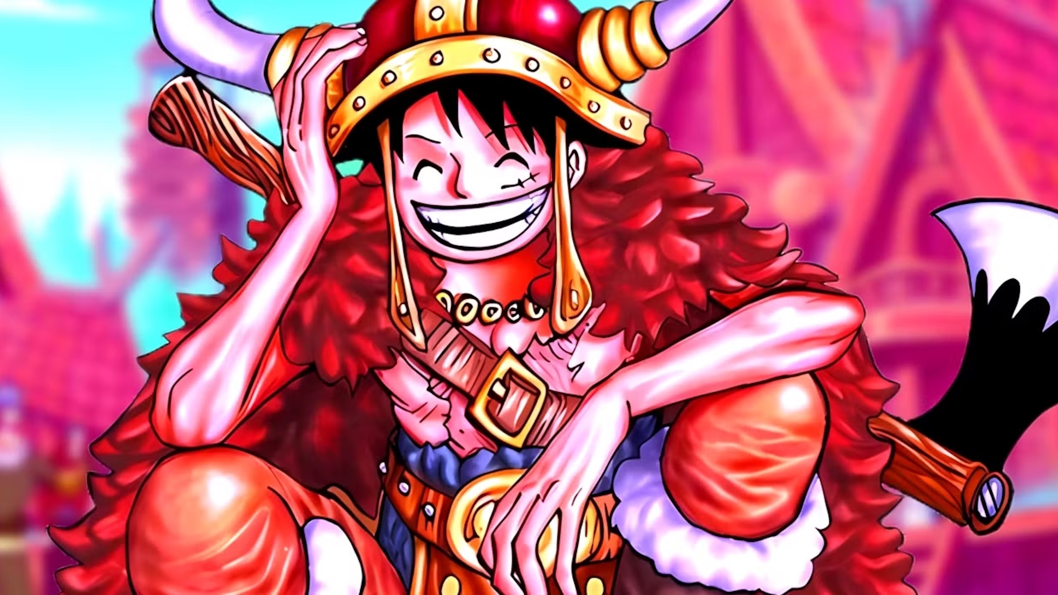 Outfit di Elbaph di Luffy nel manga di One Piece